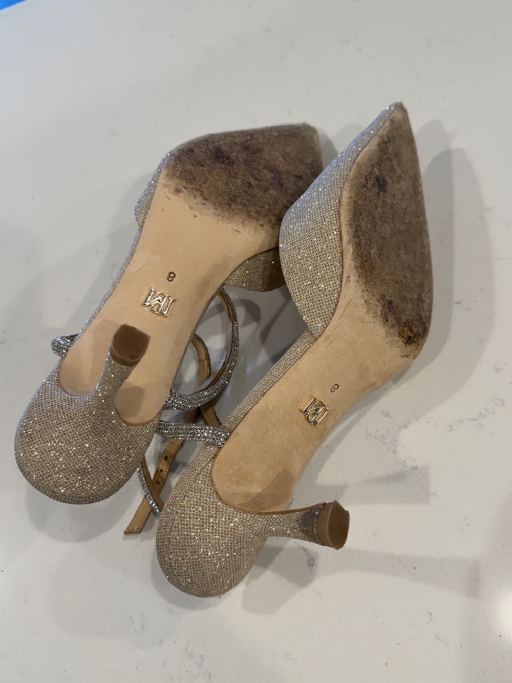 Used Badgley Mischka heels women’s size 8 - Picture 5 of 5